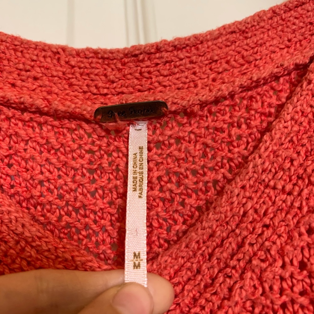 Free People Oversized Chunky Knit Sweater - Picture 4 of 6